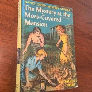 Hardback Nancy Drew Book #18 The Mystery at the Moss-Covered Mansion